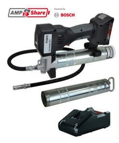 Mato accu vetspuit met standaard en Lube-Shuttle® cartridge Powerd by Bosch