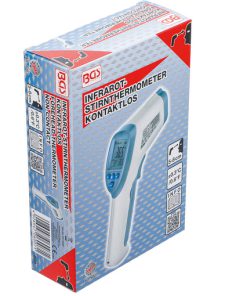 contactloze infrarood thermometer van bgs in verpakking