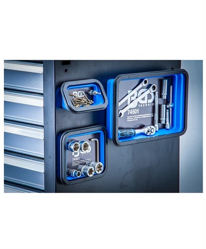 BGS 74501 siliconen magnetische legschalen op gereedschapswagen